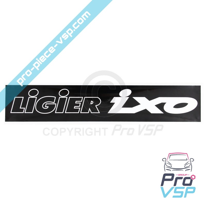 Autocollant de plaque d'immatriculation pour ligier ixo