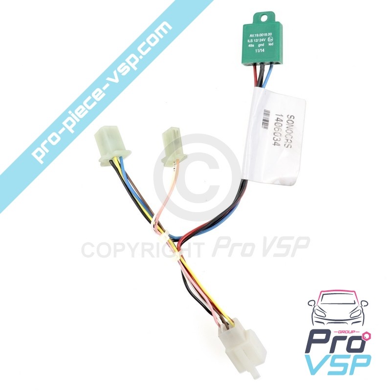 LED flashing beam