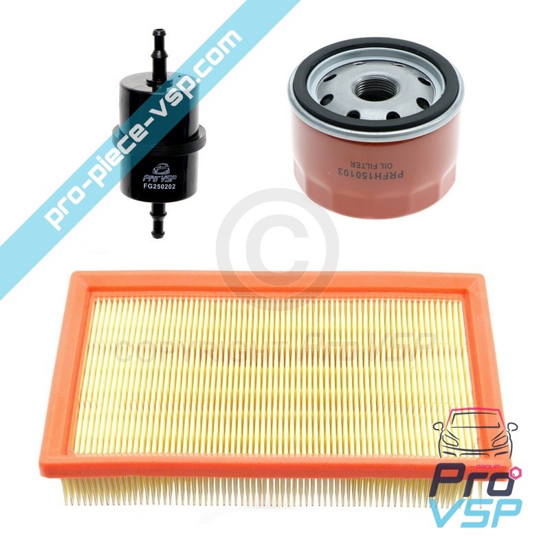 Kit 3 filtri