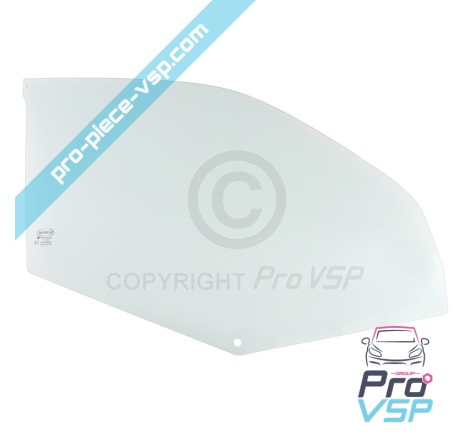 Vitre de porte droite teintée pour Microcar Virgo 1 , 2 et 3